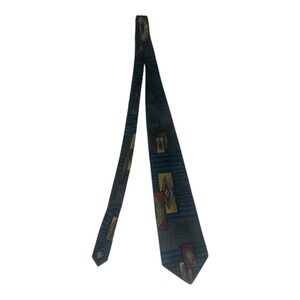 Zylos George Machado Blue-Gold Tie Made In USA